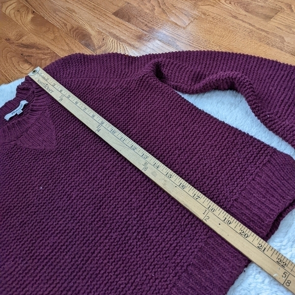 𝅺madewell wide flared sleeve knit pullover sweater alpaca blend xxs - Picture 7 of 11